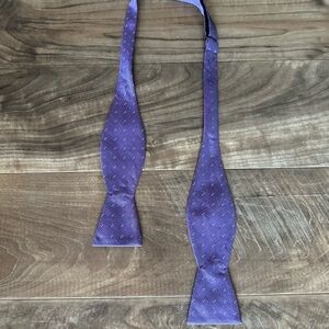 Stafford Purple Bow Tie